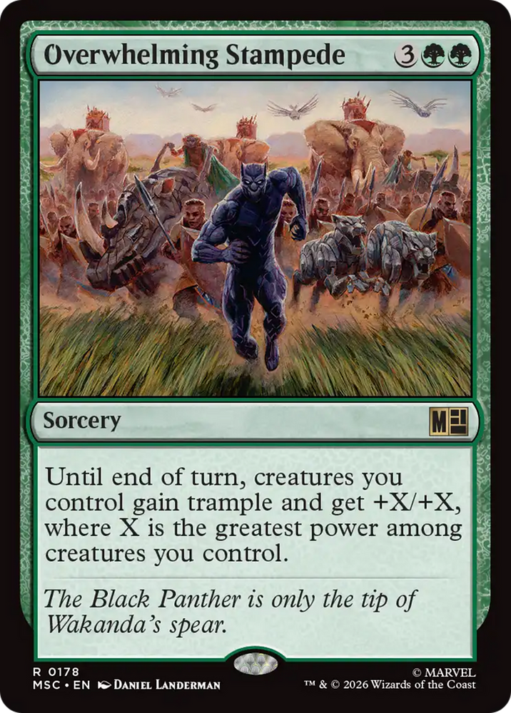 Overwhelming Stampede [Marvel Super Heroes Commander]