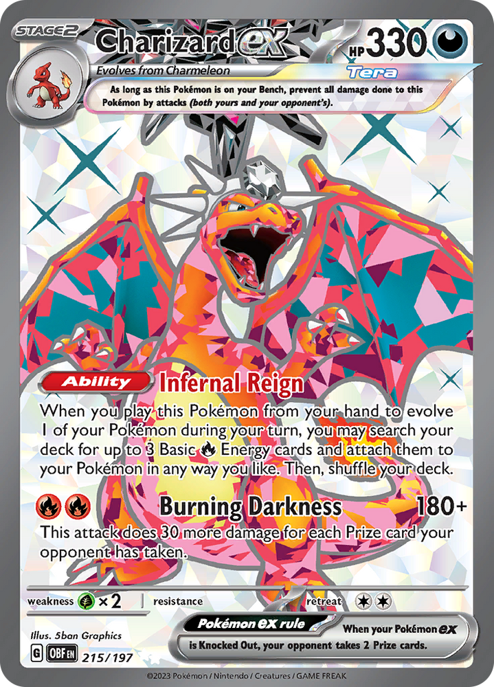 Charizard ex (215/197) [Scarlet & Violet: Obsidian Flames]