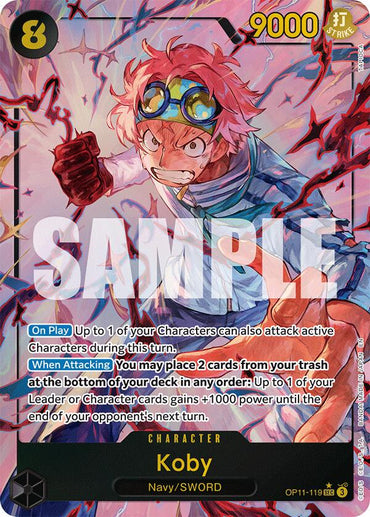 Koby (119) (Alternate Art) [A Fist of Divine Speed]