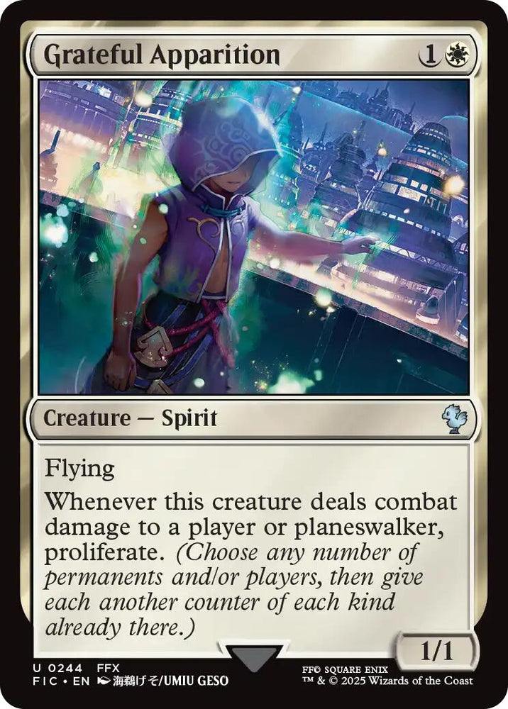 Grateful Apparition (Surge Foil) [FINAL FANTASY Commander]