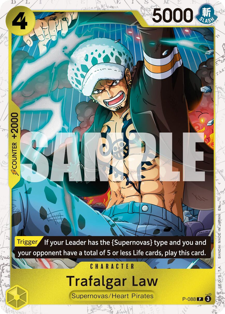 Trafalgar Law (P-088) (Pirate Foil) [Premium Booster -The Best- Vol. 2]