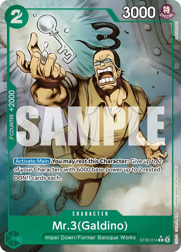 Mr.3(Galdino) (Full Art) [Starter Deck EX: Gear 5]