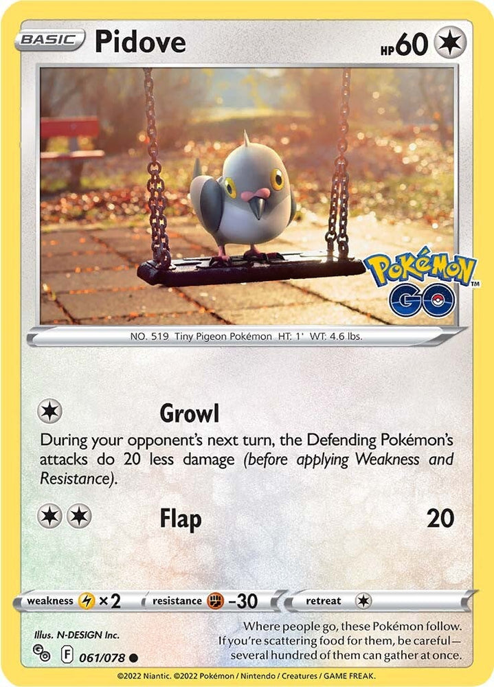 Pidove (061/078) [Pokémon GO]