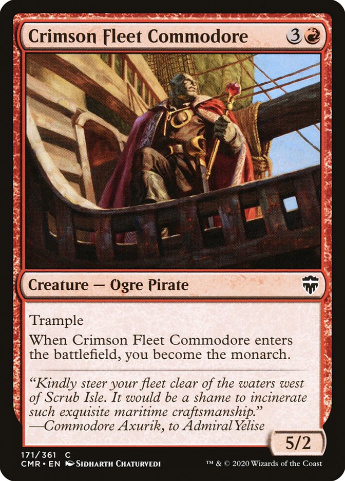 Crimson Fleet Commodore [Commander Legends]