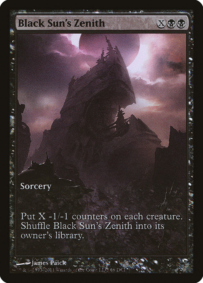 Black Sun's Zenith (Extended Art) [Mirrodin Besieged Promos]
