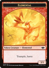 Elemental (009) // Goblin Double-Sided Token [Modern Horizons Tokens]