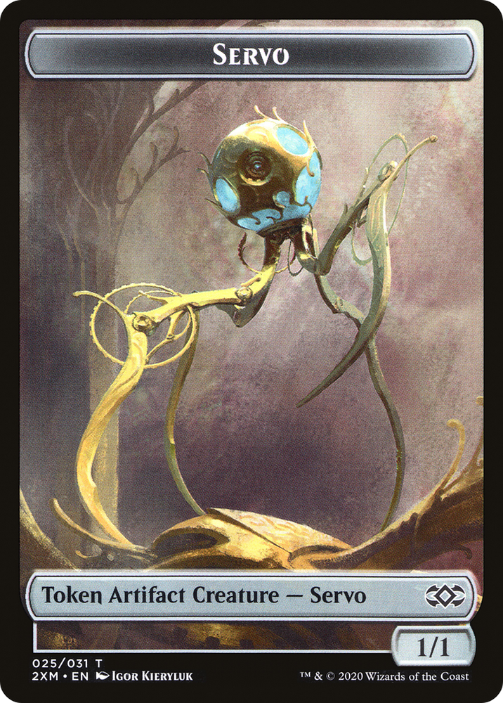 Human Soldier // Servo Double-Sided Token [Double Masters Tokens]