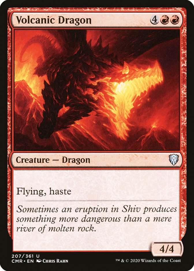 Volcanic Dragon [Commander Legends]