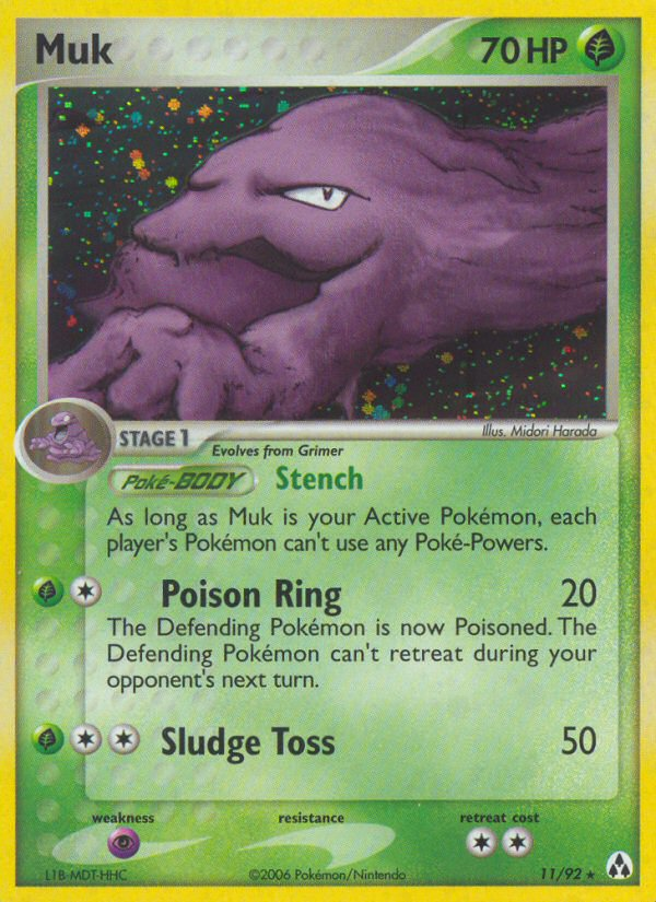 Muk (11/92) [EX: Legend Maker]