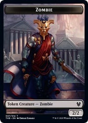 Zombie // Satyr Double-Sided Token [Theros Beyond Death Tokens]