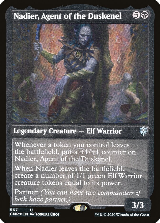 Nadier, Agent of the Duskenel (Etched) [Commander Legends]
