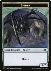 Spider // Spirit Double-Sided Token [Modern Horizons Tokens]