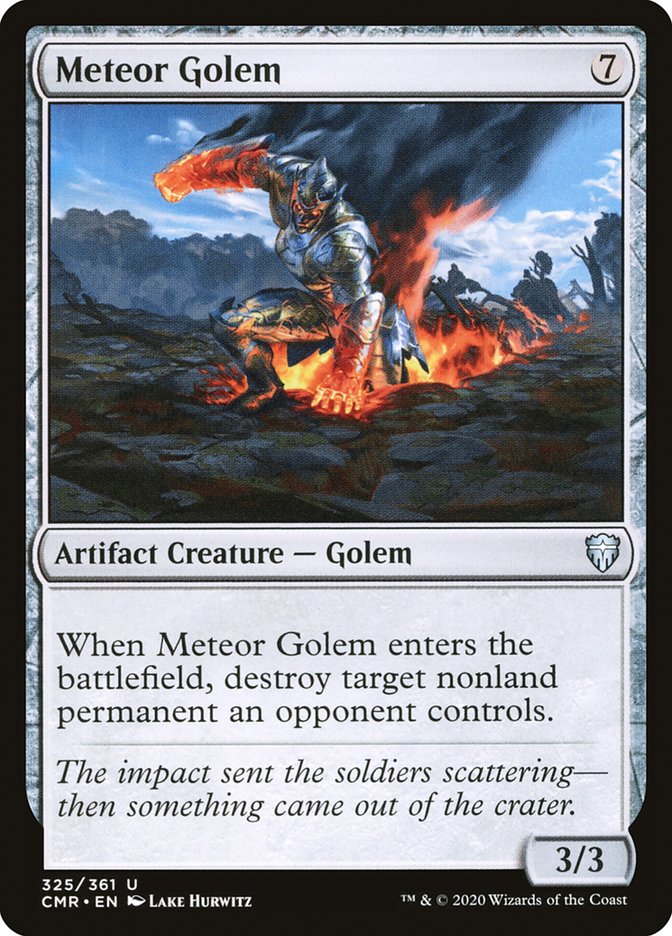 Meteor Golem (325) [Commander Legends]
