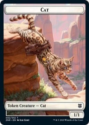 Cat // Hydra Double-Sided Token [Zendikar Rising Tokens]