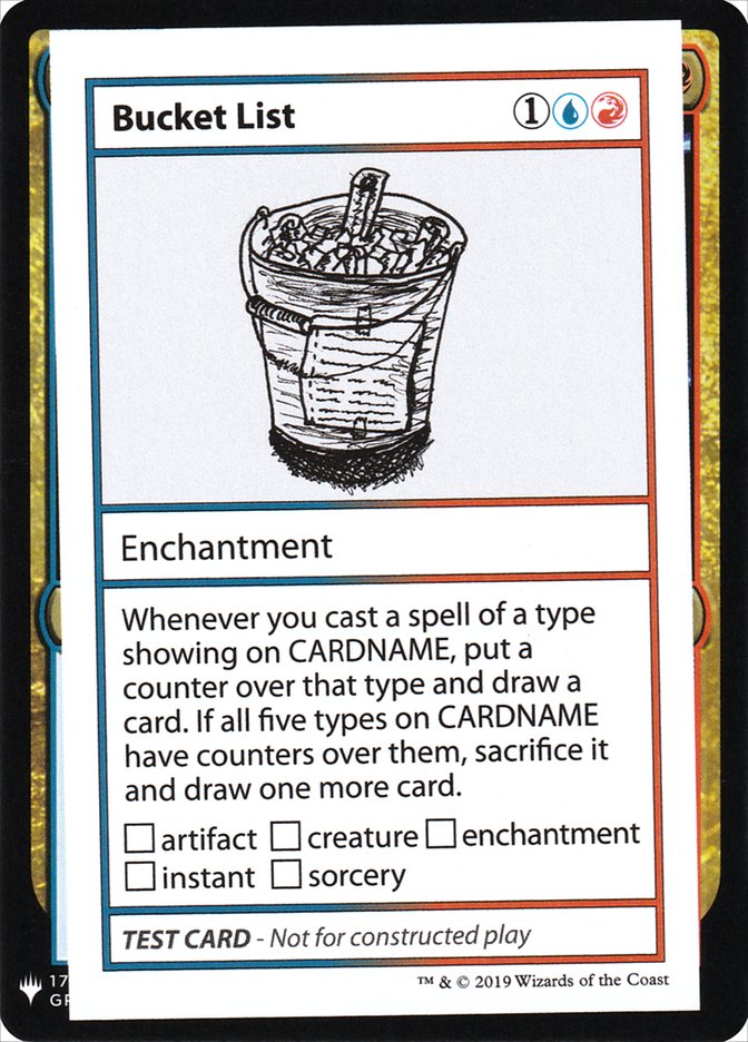 Bucket List [Mystery Booster Playtest Cards]