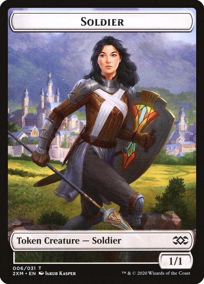 Servo // Soldier Double-Sided Token [Double Masters Tokens]