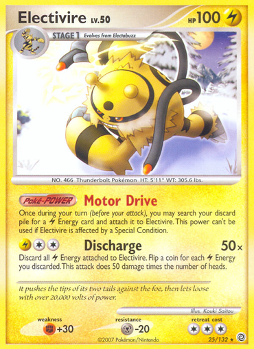 Electivire (25/132) [Diamond & Pearl: Secret Wonders]