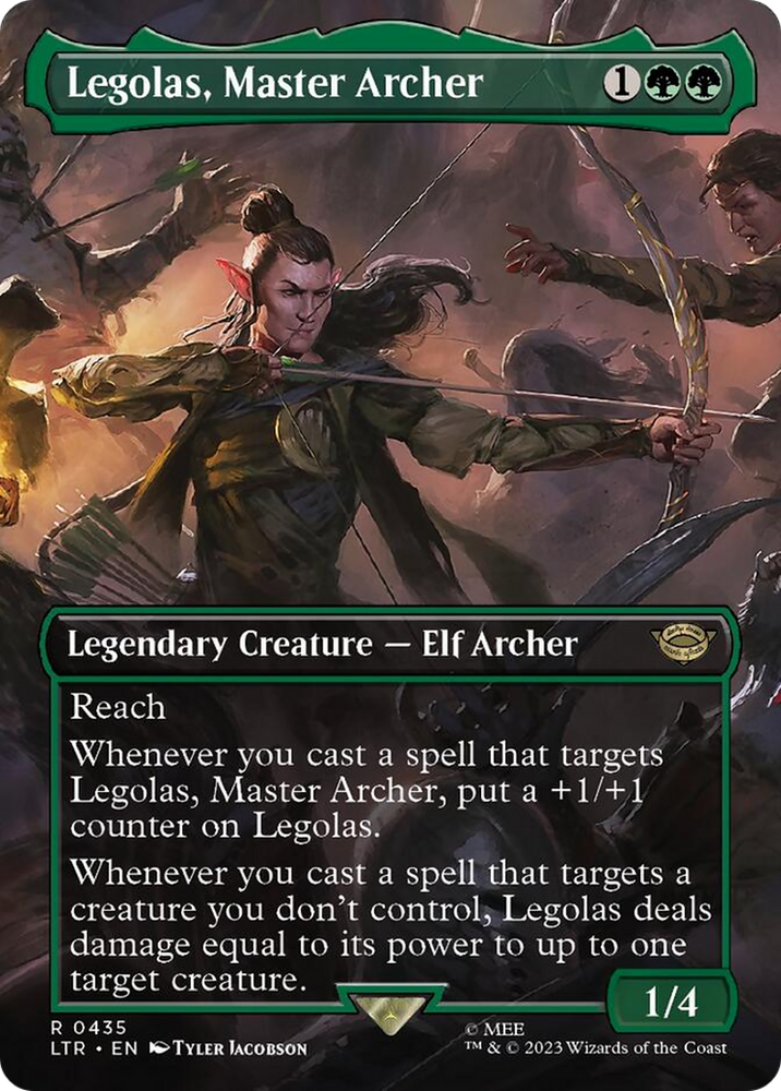 Legolas, Master Archer (Borderless Alternate Art) [The Lord of the Rings: Tales of Middle-Earth]