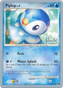 Piplup LV.9 (15/17) (Empotech - Dylan Lefavour) [World Championships 2008]