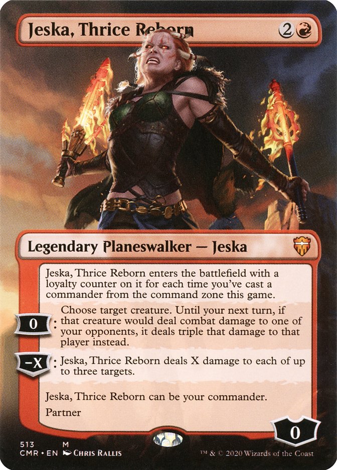 Jeska, Thrice Reborn (Borderless) [Commander Legends]