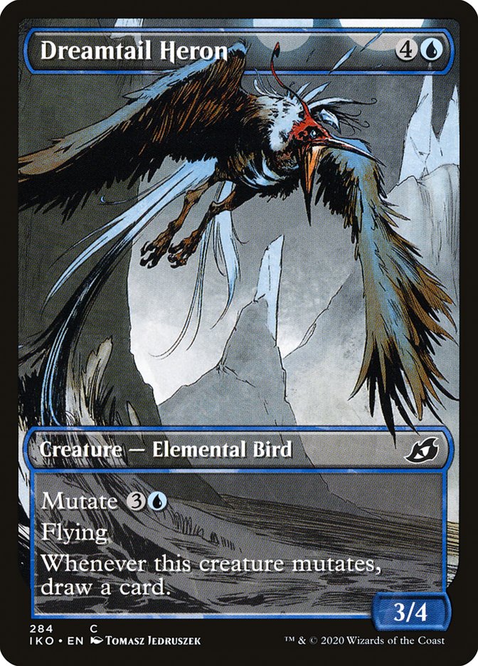 Dreamtail Heron (Showcase) [Ikoria: Lair of Behemoths]