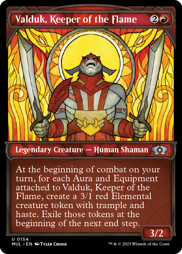 Valduk, Keeper of the Flame (Halo Foil) [Multiverse Legends]