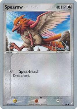 Spearow (61/100) (Flyvees - Jun Hasebe) [World Championships 2007]