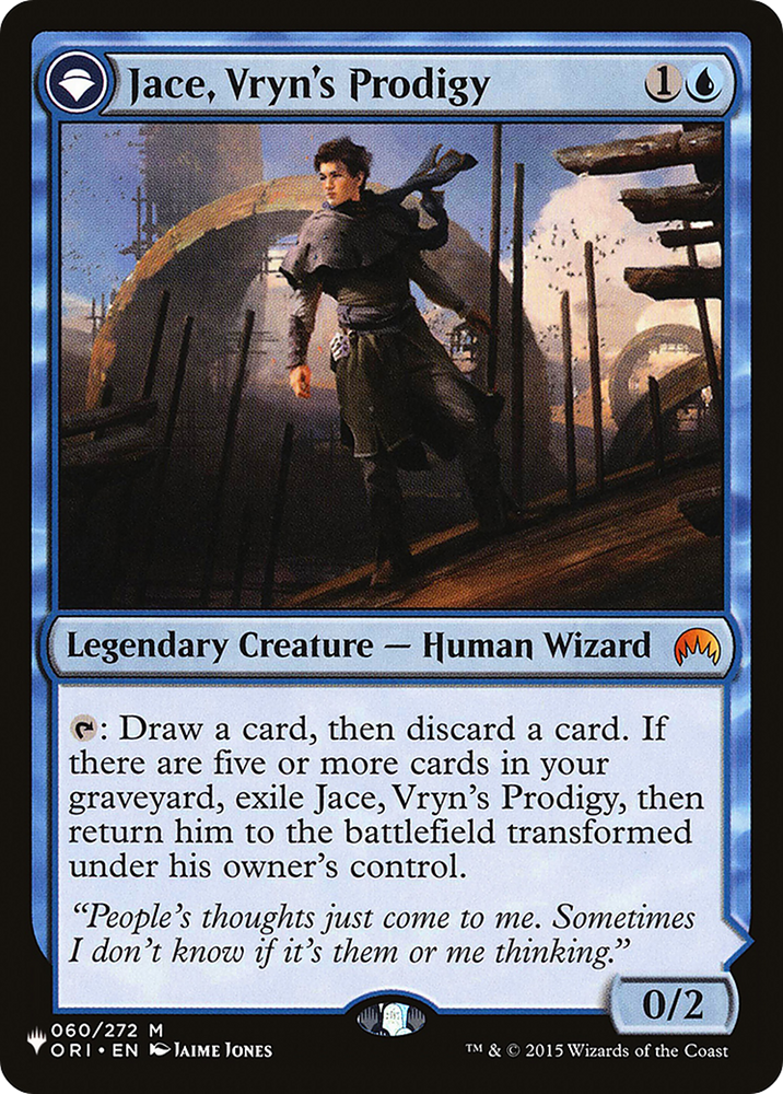 Jace, Vryn's Prodigy // Jace, Telepath Unbound [Secret Lair: From Cute to Brute]