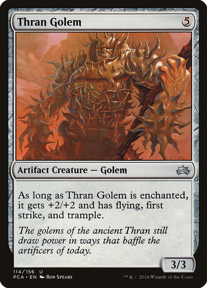 Thran Golem [Planechase Anthology]