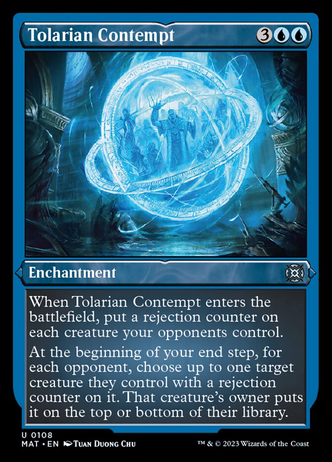 Tolarian Contempt (Foil Etched) [March of the Machine: The Aftermath]