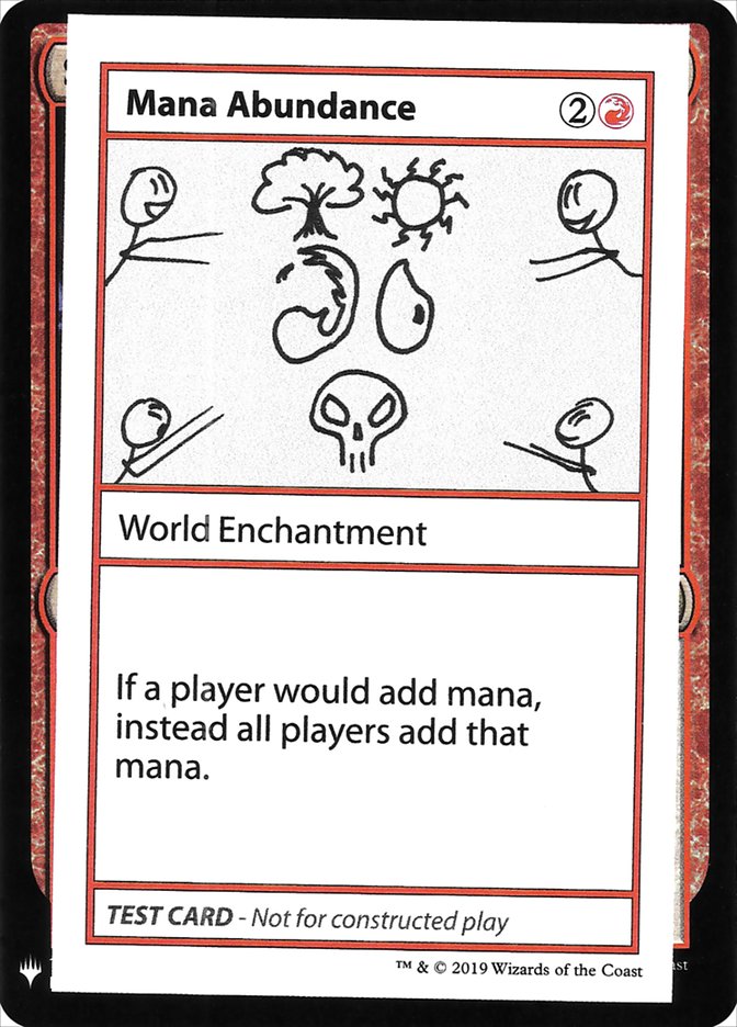 Mana Abundance [Mystery Booster Playtest Cards]
