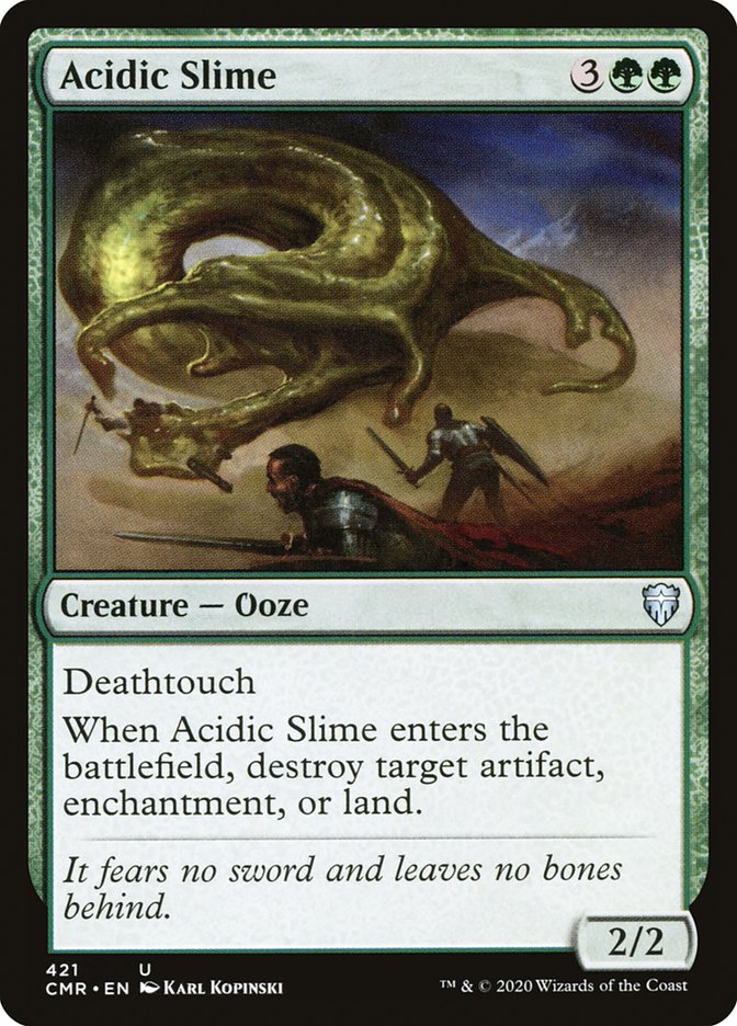 Acidic Slime [Commander Legends]