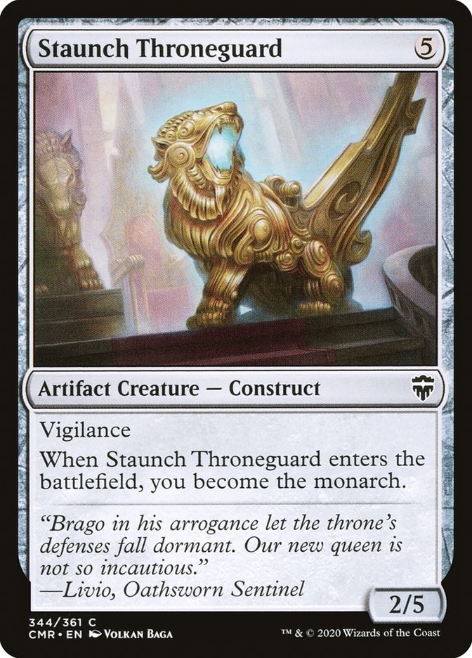 Staunch Throneguard [Commander Legends]